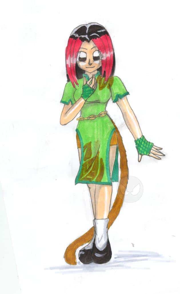 Sakura im Chinadress