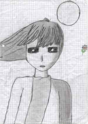 Meine allererste Anime Figur die ich je gezeichnet hab^^