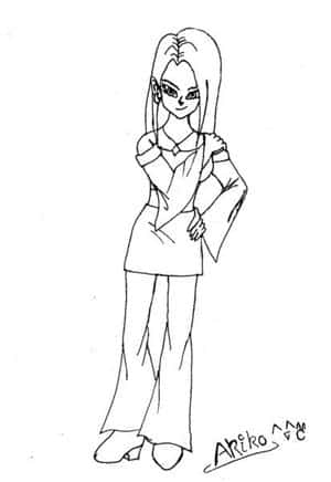 C22 Ayuna (Kagomemitpfeilun als DBZ Figur) OLs^^