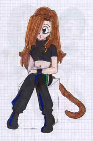 Akije auf ner (unförmigen) Kiste^^