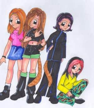 Saiyangirls in Freizeitklamo^^