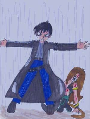 Shadow stellt sich vor Aki^^ö