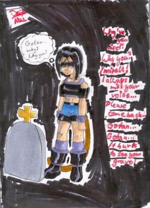 Azura is crying for Gotan