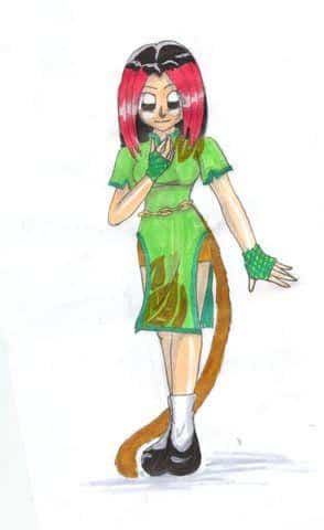 Sakura im Chinadress