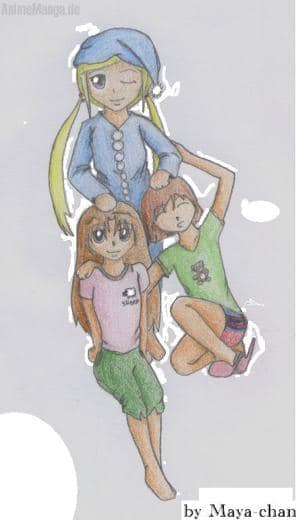 little children goes to Pyjama-Party...XD