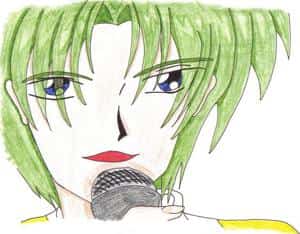 Ryu mit Mikro *Rrrrrr, scharf*