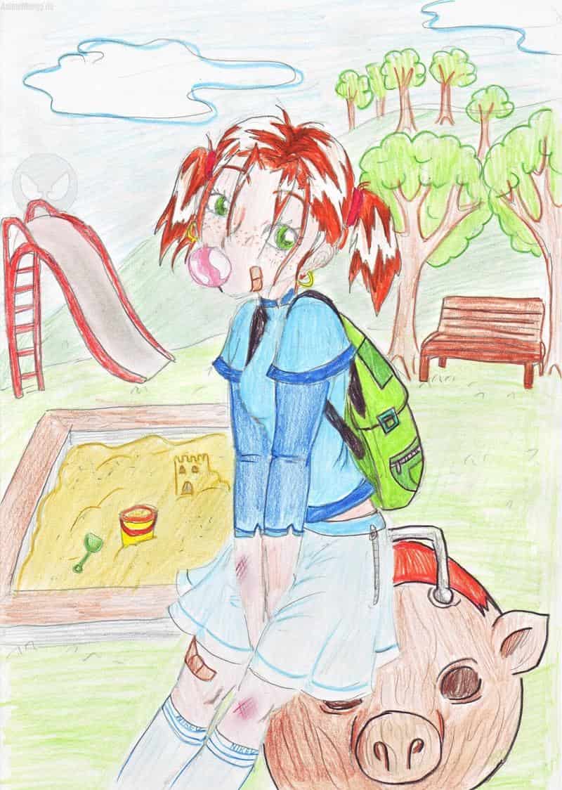 Die Schulschwänzerin