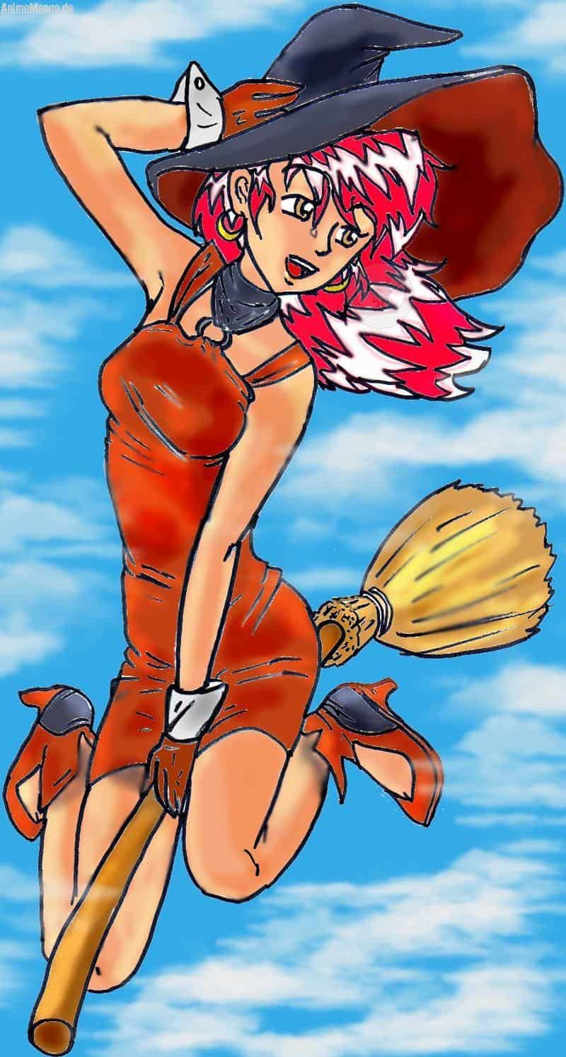 Eine Hexenschülerin