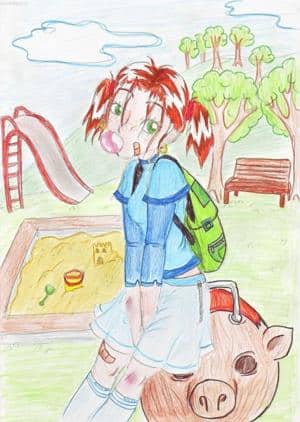 Die Schulschwänzerin