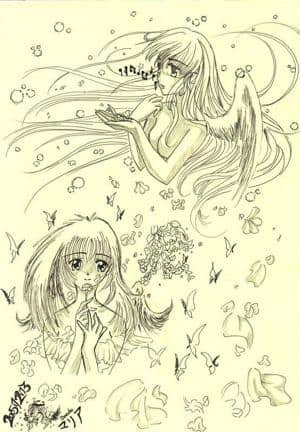 spring angels in the winter ...