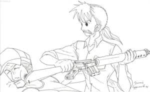 Midden in die Fresse rein