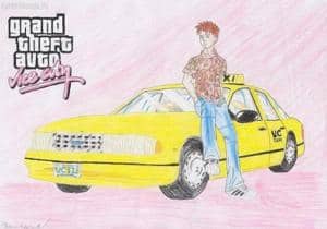 Vice City Taxi (seeeehhr altes bild)