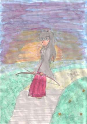 Inuyashina im Sonnenuntergang