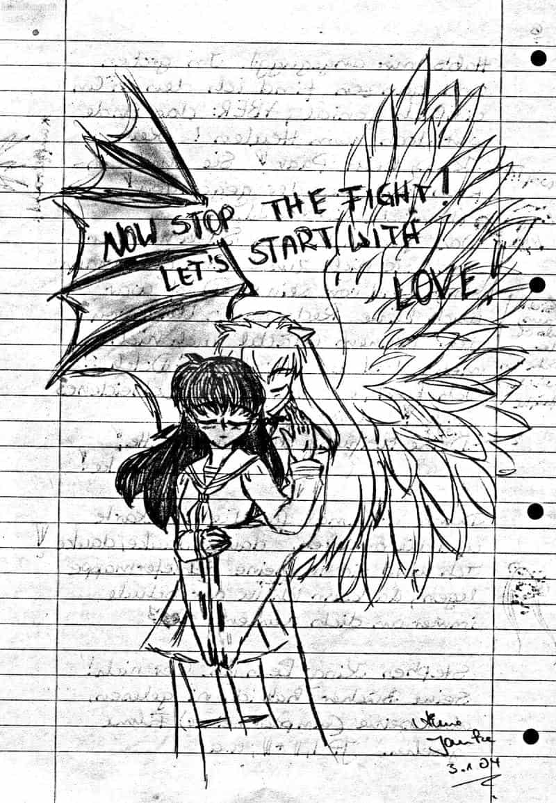 "Now stop the Fight! Let´s start with love!"