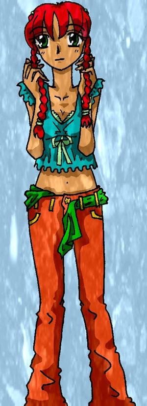 Anne mit dem rotem Haar coloriert