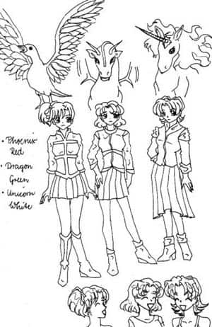 Phoenix, Dragon, Unicorn ..... Abkupferung (!!!)