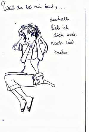 Weil du bei mir bist *la la la la la*