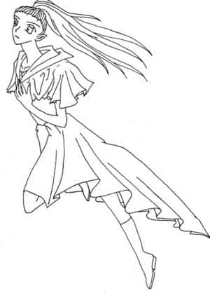 Elfe (in seltsamen Gewand?)