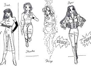 Prue, Phoebe, Paige und Piper