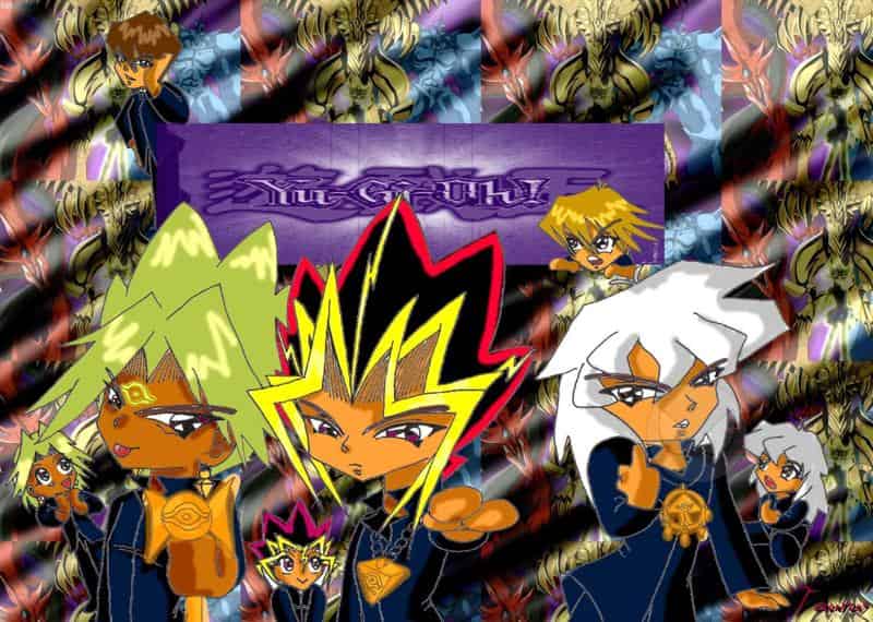 blöd gezeichnete YGO-Chibis!