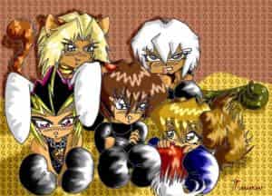 YGO Truppe für Wolfichan und Marianne!^^