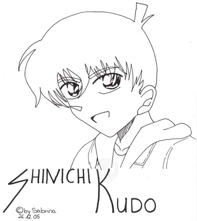 Shinichi mit nassen Haaren