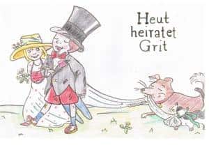 Heut heiratet Grit