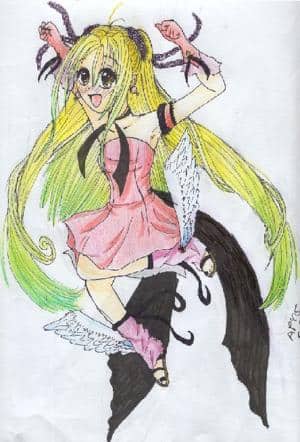 'n mädel mit flügeln an den schuhen ^^