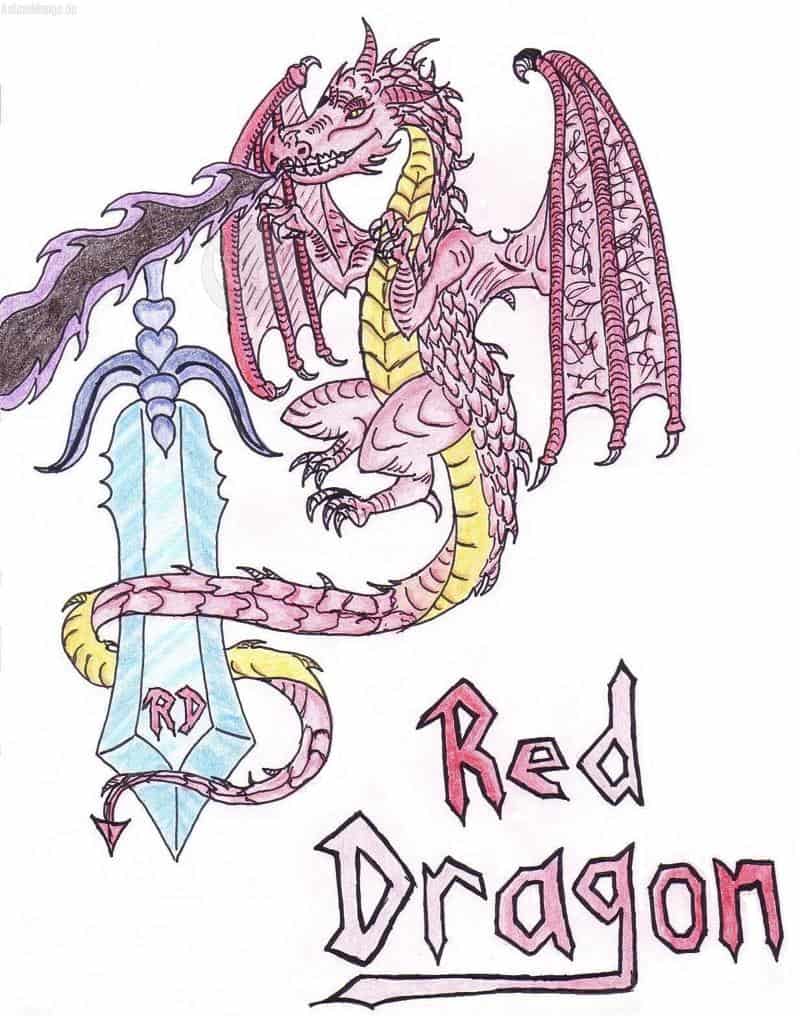 Red Dragon Zeichen