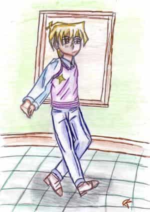 Joey in Schuluniform