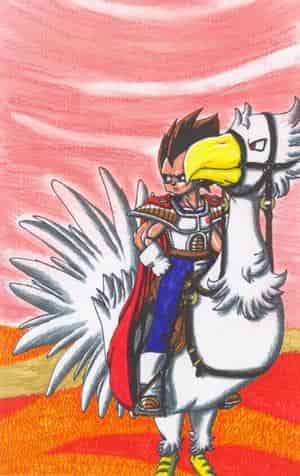 Ein Prinz auf einem weissen Pfe...Chocobo xD