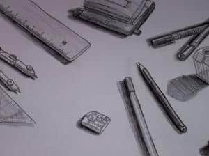 Bürosachen Collage xD