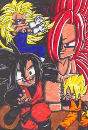 Son Gotans Super-Saiyajin-Stufen