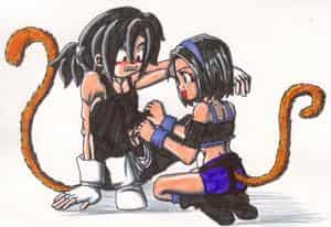 Azura macht sich an den Gotan heran