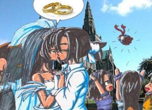 Anitta und Gotans Hochzeitsfoto