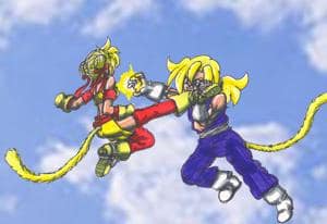 Anitta and Gotan Fighting