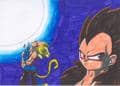 Vegeta als einfacher und als 4facher Ssj