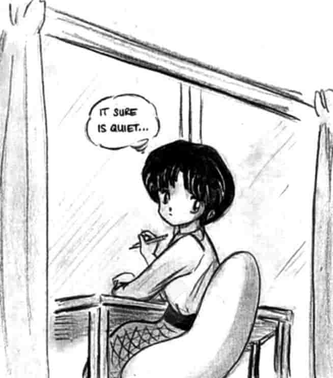 Doujinshi Seite 2 (Skizze)