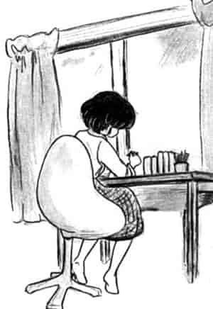 Doujinshi Seite 1 (Sketch)