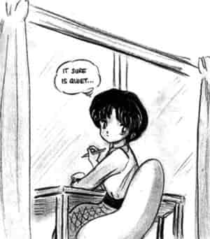 Doujinshi Seite 2 (Skizze)