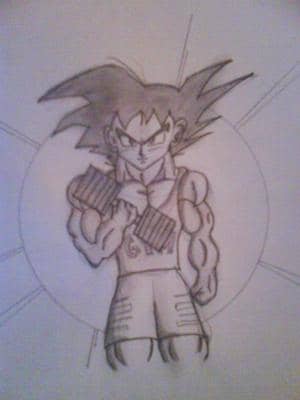 Goku in Gym