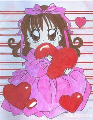 Ich verschenke mein Herz nicht wahllos in Farbe