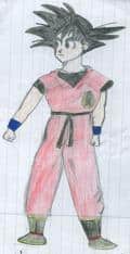 Kinderzeichnung von Son-Goku