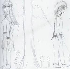 Liebe unter ein Baum