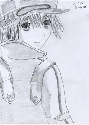 ein jungchen mit mütze