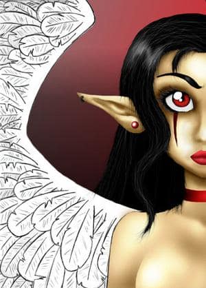 Selphielein ihr Bild fast fertig^^