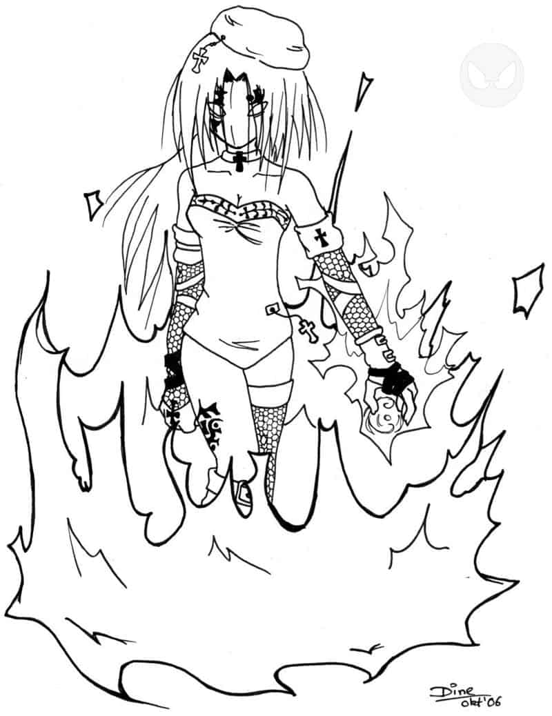 Schachsoldatin Outlines