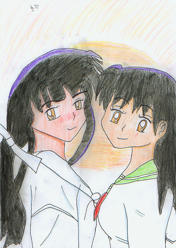 Kikyo und Kagome*wie einfallsreich*