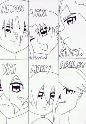 Beyblade feat. Yu-Gi-Oh! feat. me- Outlines