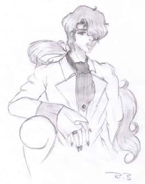 Alexis Xavier Honoré Maria Theodore Graf van Hoow - Bleistiftzeichnung